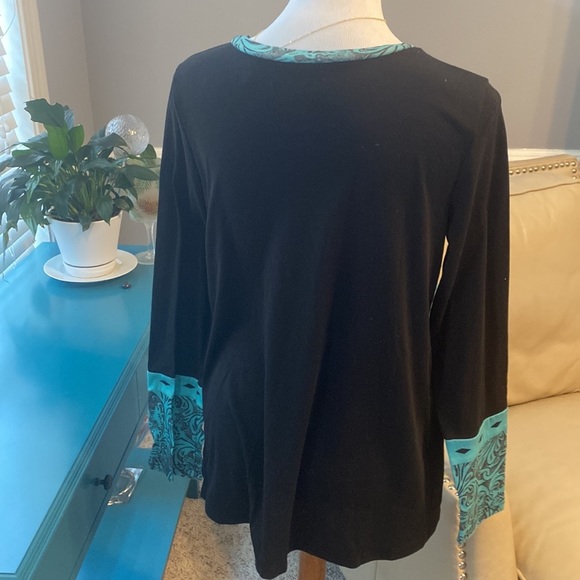 A touch of Western long sleeve jersey top - Picture 2 of 3